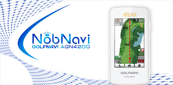 ATLAS (アトラス) GOLFNAVI ゴルフナビ AGN4200「NobNavi(ノブナビ)」