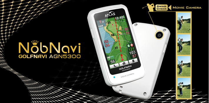 ATLAS (アトラス) GOLFNAVI ゴルフナビ AGN5300「NobNavi(ノブナビ)」
