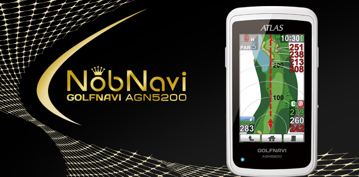 ATLAS (アトラス) GOLFNAVI ゴルフナビ AGN5200「NobNavi(ノブナビ)」