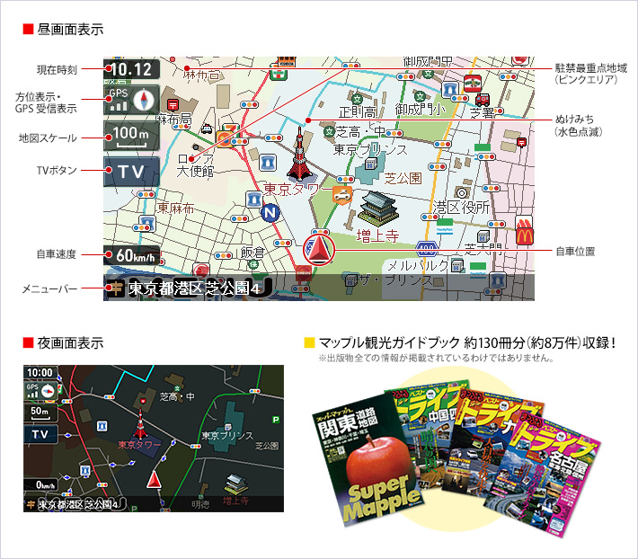 地図が見やすい!