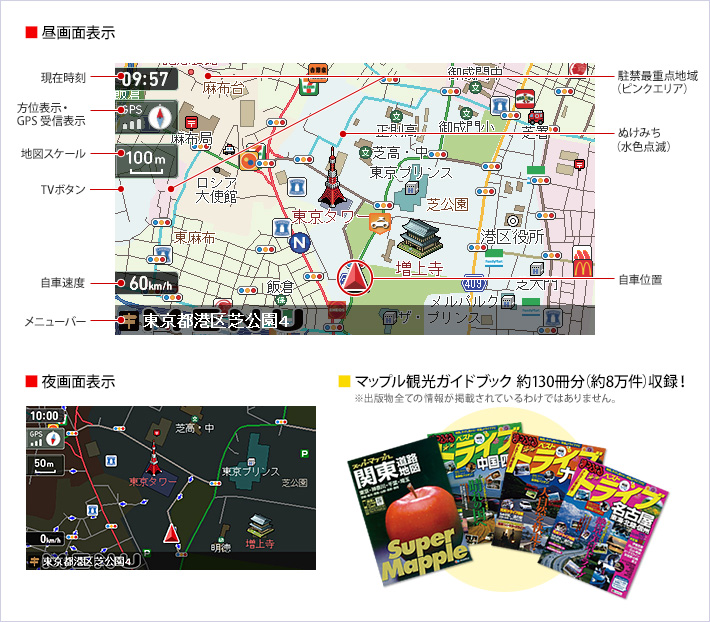 地図が見やすい!