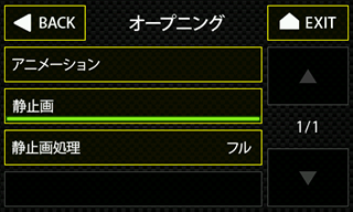 オープニングカスタム